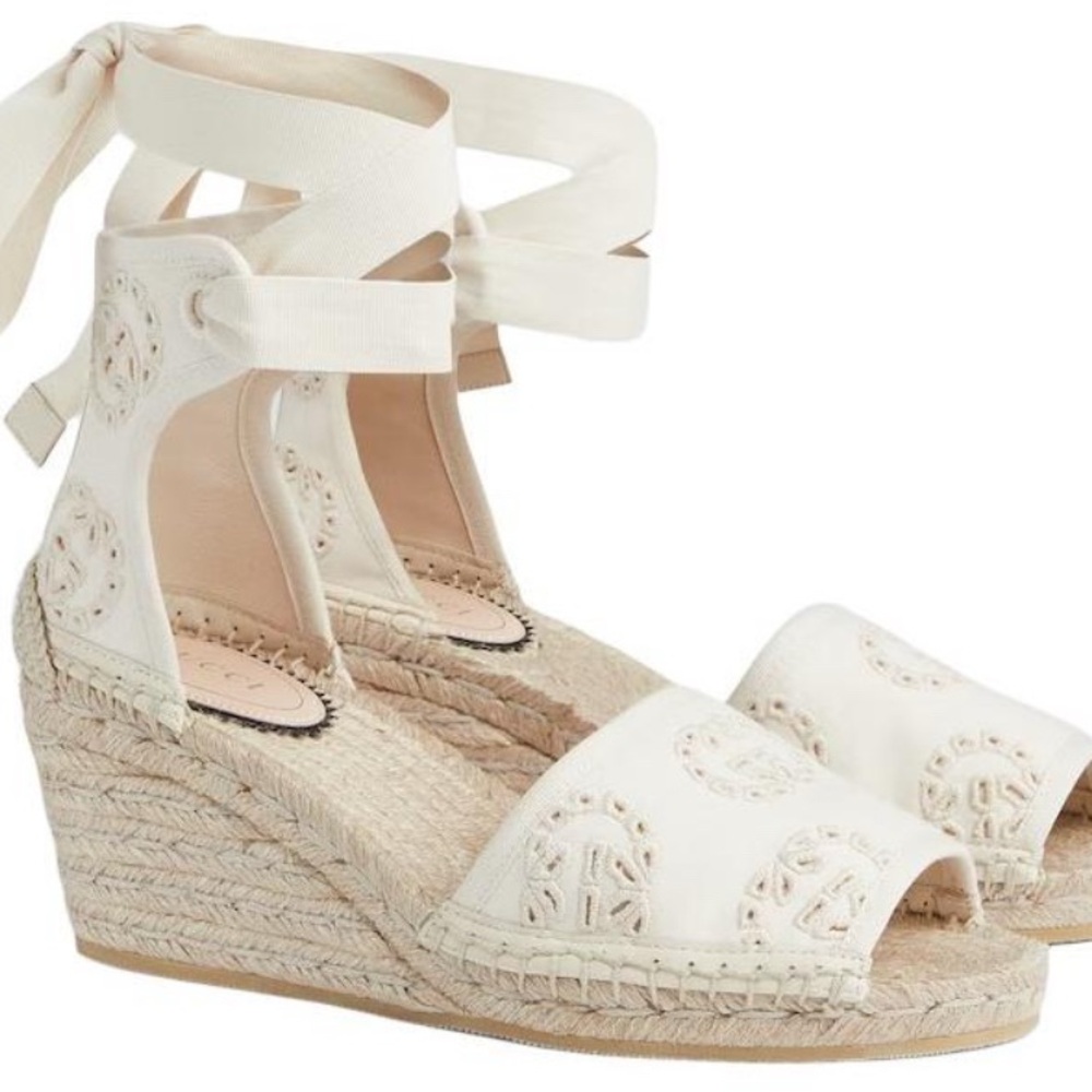 Siviglia Cream Wedge Heels